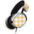 Yellow and White Checkerboard SteelSeries Arctis 3 Skin